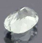 Brilliant 5.38ct platinum green Amethyst