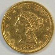 Flashy BU 1878 US $2.50 Liberty Gold Piece. Full strike
