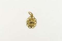 14K Yellow Gold Aries Zodiac Sign Symbol Astrology Charm/Pendant