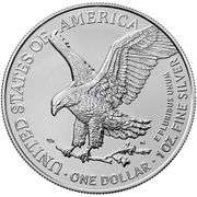 CERTIFIED UNCIRCULATED SILVER EAGLE 2023 MS70 NGC EARLY RELEASES