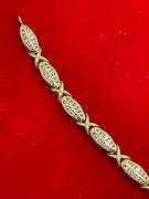 CERTIFIED 14K YELLOW GOLD DIAMOND BRACELET