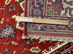 Magnificent Hand-Knotted Serapi Wool Runner. 12'