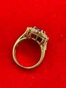CERTIFIED LADIES 14K GOLD DIAMOND AND RUBY RING
