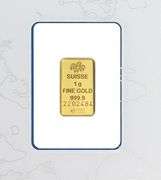 1.0 Gram Gold Bar (999.9 Pure Gold)