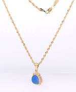 Favorite Yellow Gold Boulder Opal Pendant on Chain