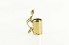 8K Yellow Gold Hofbrauhaus Articulated German Beer Stein Charm/Pendant
