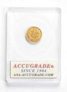 AU50 1859-C $1 Indian Princess Head Gold Dollar Piece - Type-3 ACG