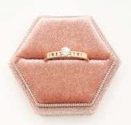 14kt Solid Yellow Gold Diamond Ring