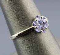 Gorgeous Tanzanite size 7.5 ring set in sterling