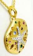 Kenneth Jay Lane Sand Dollar/Starfish Necklace