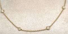DIAMOND NECKLACE CRAFTED IN 14K YELLOW GOLD