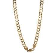 14K YELLOW GOLD FLAT MIAMI CUBAN LINK CHAIN