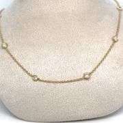 DIAMOND NECKLACE CRAFTED IN 14K YELLOW GOLD