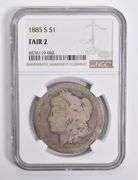 FAIR 2 1885-S Morgan Silver Dollar NGC Lowball Low Ball