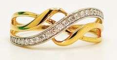 One-Of-a-Kind 18kt Yellow Gold Diamond Band
