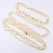 Lot of 3 Fresh Water Pearl Necklaces