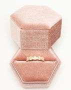 14kt Solid Yellow Gold Diamond Band