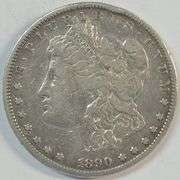 Very nice 1890-CC Morgan Silver Dollar. Upper end