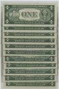 11 Scarce Gem CU 1935-F Series $1 STAR notes, many sequential