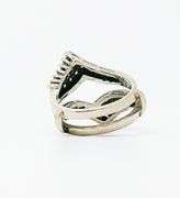 14kt Solid White Gold Diamond Ring Enhancer