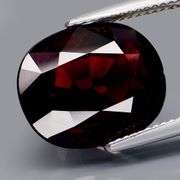 Mesmerizing 9.80ct blackish red Garnet