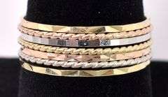 Interesting 14K Multi-Tone Gold Ring
