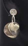 Vintage Sterling Silver Silpada Triple Layered Earrings