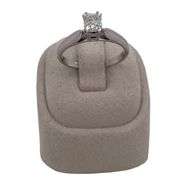 14K WHITE GOLD ENGAGEMENT RING WITH DIAMOND