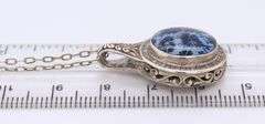 Vintage Sterling Silver Havana Pendant on Chain