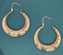 14K ROSE GOLD HOOP EARRINGS