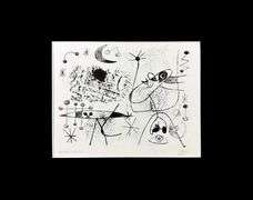 Miro Matted Art Print