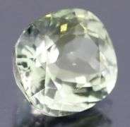 Brilliant 6.90ct platinum green Amethyst