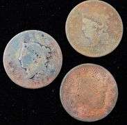 3 U.S. Large Cent Coins