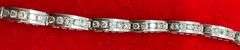 CERTIFIED LADIES 14K WHITE GOLD AND DIAMOND BRACELET