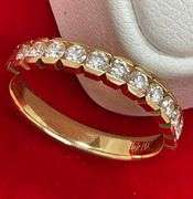 14K YELLOW GOLD AND DIAMOND RING