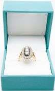Gorgeous 14kt Solid Yellow Gold & Diamond Ring!