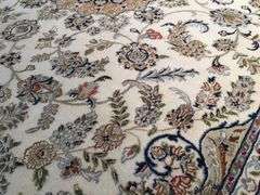 Silk & Wool Persian Nain Rug 9x12