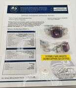 EXTREMELY RARE GIA CERTIFIED UNHEATED KASHMIR SAPPHIRE & DIAMOND PLATINUM RING