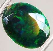 Non-stop smoldering 1.76ct Welo Black Opal