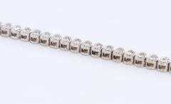 Incredible 2ctw Half Bezel Diamond Tennis Bracelet in White Gold
