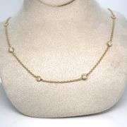 DIAMOND NECKLACE CRAFTED IN 14K YELLOW GOLD