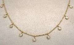 DIAMOND NECKLACE CRAFTED IN 14K YELLOW GOLD