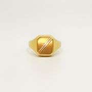 18KT SOLID YELLOW GOLD RING