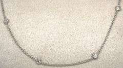 DIAMOND NECKLACE CRAFTED IN 14K WHITE GOLD