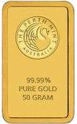 50 Gram Gold Bar (999.9 Pure Gold)