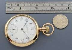 Rare 1897 Waltham 21j GF Pocket Watch