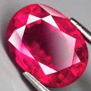 Vivid! 3.34ct top imperial red Ruby center stone