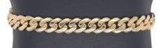 30.1 GRAMS!14K YELLOW GOLD VVS CUBAN LINK CHAIN BRACELET