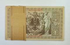 (20) Consecutive 1910 Germany 1,000 Marks Reichsbanknote #44b