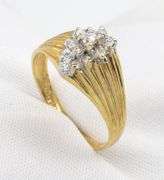 Pleasing Diamond Cluster Ring